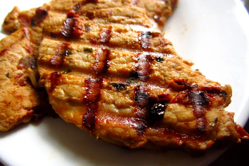Lime Marinated Grilled Pork Chops LA CUISINE DE CHAU