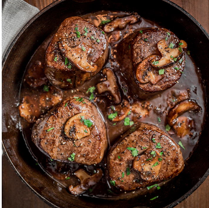 Tenderloin Steak Marsala | LA CUISINE DE CHAU